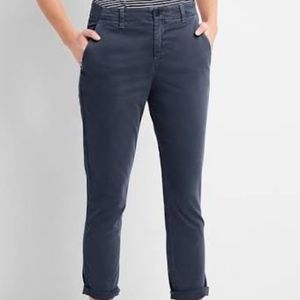 Gap Womens Girlfriend Twill Stripe Khakis